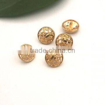 12mm Metal Alloy Sewing Buttons Decorative Gold Button SF-028 photo-3