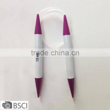 D&D Knitting Needles Set Circular Knitting Needle With Plastic Wire 17cm photo-2