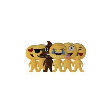6 Style Foreign Trade New Emoji Expression Cartoon Cute Plush Doll, Creative Series QQ Pillow