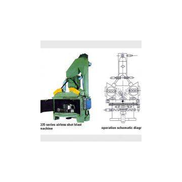 turntable type, dust free shot blasting machine