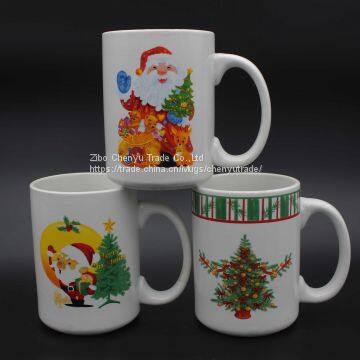 decal porcelain coffee mug gift product promotion can be OEM