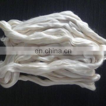 100% Mulberry Silk Fiber Sliver White A1