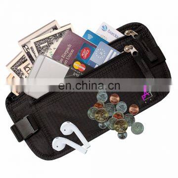 Breathable Mesh Backing Buckle Cash Data Protection RFID Blocking Under Clothes Money Belt