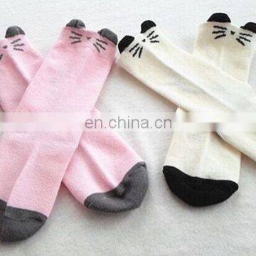 Newborn Toddler Knee High Sock Baby Boy Girl Fox Socks Cotton Cute Cartoon Animal Cat Leg Warmers For Newborns Infantile photo-5