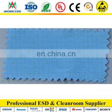 Antistatic ESD Fabric with Polyester or Cotton