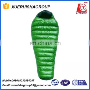 china factory cold weather hollow fiber sleeping bag