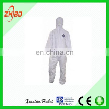 Disposable SF White Coverall Non woven For Protective