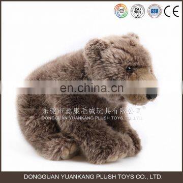 Forest Wild Animal Big Size Plush Toy Fur Grizzly Bear photo-3