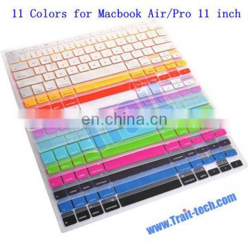 High Quality Silicone Keyboard Protector for Macbook Air/Pro 11 inch