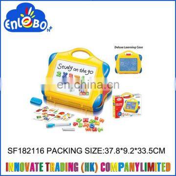 2 in 1 Children writing board with magnetic blocks and numbers SF182116