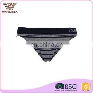 Stripe pattern custom colors stylish design panties for women wholesale