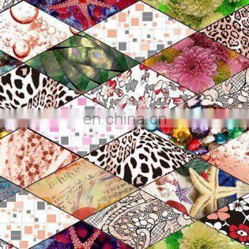 Wholesale Digital Printed Polyester Spandex Fabric For Woman Garment