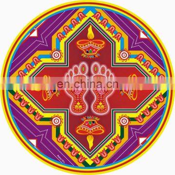 Paper Rangoli Colorful home decor diwali india