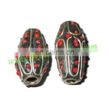 Kashmiri Beads (lakh Beads, Bollywood Beads), Size 12x26mm
