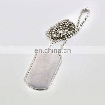 high-end custom blank metal dog tag