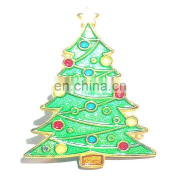 Christmas Gift promotion badge sports gold silver lapel pin