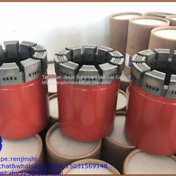 China manufacturer hard roack geological drilling impregnated nq diamond core drill bits