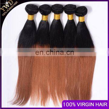 Brazilian Ombre Silky Straight Wave Hair 1b/30 Brazilian Virgin Human Hair Body Weave Brazilian Wavy Hair photo-4