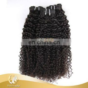 Wholesale 6A darling virgin hair extension,100% raw brazilian afro kinky curly remy hair weaves