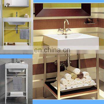 contemporary metal vanity base for apartment decor