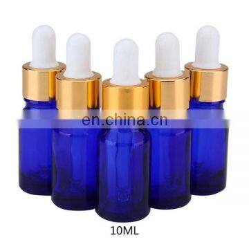 10ml Cobalt Blue Glass Bottles with Glass Eye Droppers Essential Oil Bottle