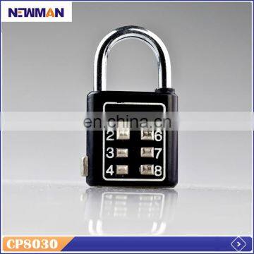 NEWMAN CP8030 Security Luggage Suitcase 4 Digit Button Combination Lock, Travel Combination Padlock