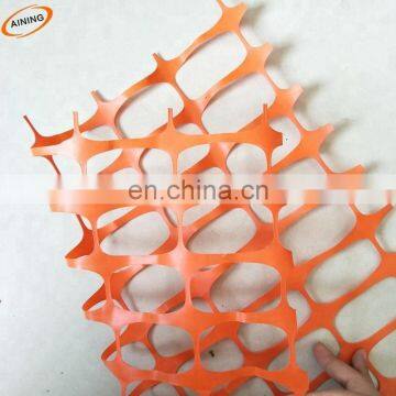 Customized portable orange plastic safety barrier fence