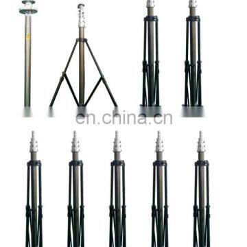 8.4m Telescopic Mast, Pneumatic Antenna Mast, Aluminum Pneumatic Mast