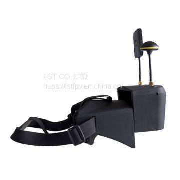 EV800D FPV 3D Goggles 5.8G 40CH FPV Headset With 3.7V 2000mAh Battery DVR and Diversity for FPV Racing Drone photo-2