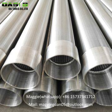 Water Treatment Screen Oil Filter Casing Slot Pipe Sand Control Water Well Screens