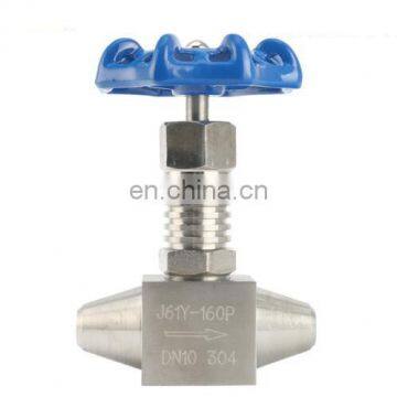 J63/J61Y/J61W-160P/320p stainless steel 304 316 welding stop Shut-off valve needle valve  DN6 DN10