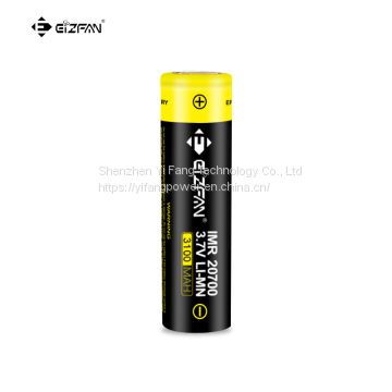 ODM Efan IMR 20700 3100mAh 30A/40A 3.7V Battery