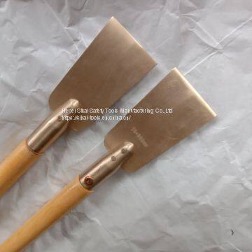 Wood Handle Scraper Aluminum Bronze Alloy Non Sparking Tools for Marine photo-5