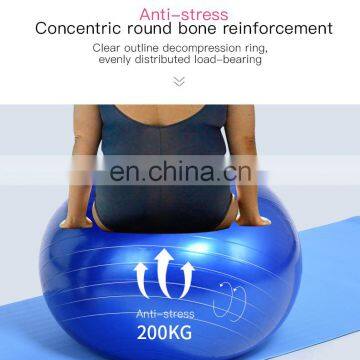 Eco-Friendly Anti Burst Donut PU Wave Speed Inflatable Yoga Ball photo-3