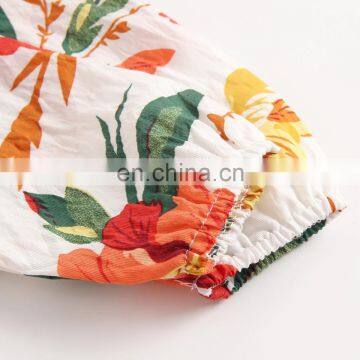 Girls Dress Autumn and Winter Female Treasure Children's Clothing Children's Spring Baby Skirt Floral Long Sleeve Europe