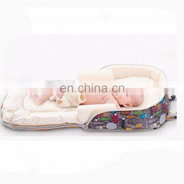 Baby Travel Bed Diaper Mummy Bag Backpack Foldable Baby Carry Crib/ Cot