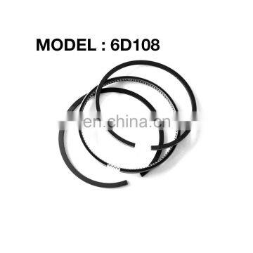 NEW STD 6D108 PISTON RING FOR EXCAVATOR INDUSTRIAL DIESEL ENGINE SPARE PART