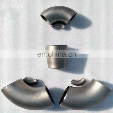 Stainless Steel SS304 SS316 PE BE 90 degree Elbow Pipe Fitting