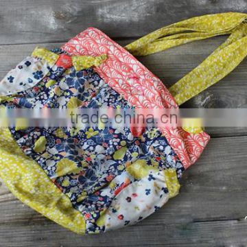 2014 Cotton Floral fabirc Ladies Everyday Canvas Shopper Tote Bag