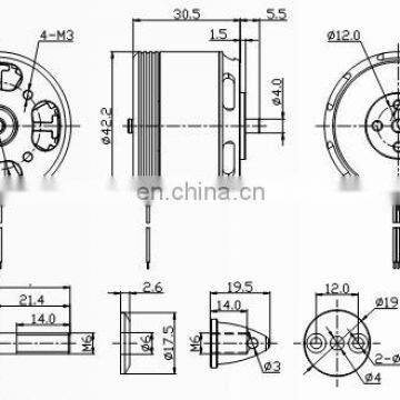 DX3515 35kw Brushless Electric Motor for Unprotected Plant Parts photo-2