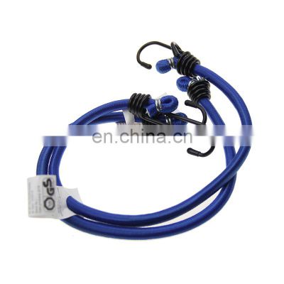 High stretch bungee cords elastic tie down straps strong bungee straps With Iron Hook