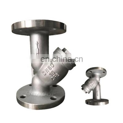 Bundor Stainless Steel 2 inch- 24 inch Flanged PN16 Y Type Strainer for Water Steam Oil Price