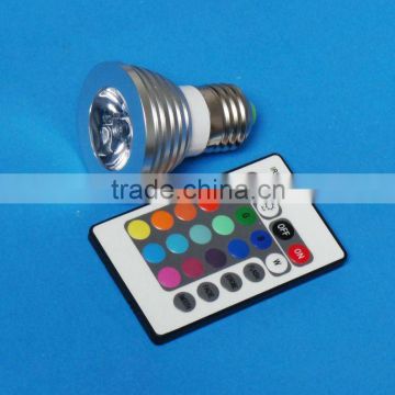 RGB Led 3W E27 Spotlight