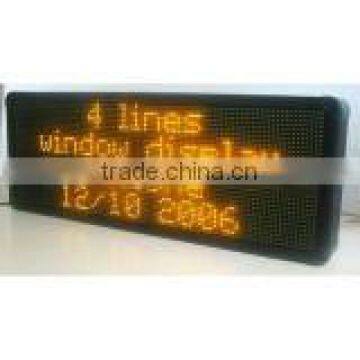 pH 10 Amber Window LED Sign with CE