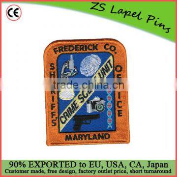 2013 Fashion Custom Embroidery Patches/ Embroidery badges