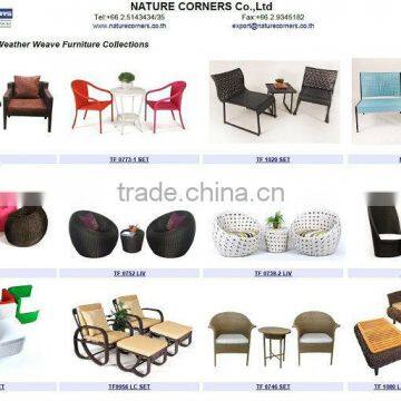 Outdoor Patio Balcony Rattan Wicker Living Chairs