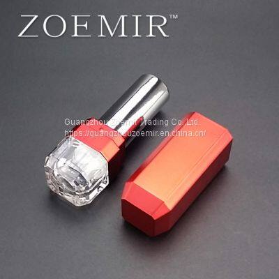 High Quality Cosmetic Packaging Empty Luxury Crystal Lipstick Tube photo-4