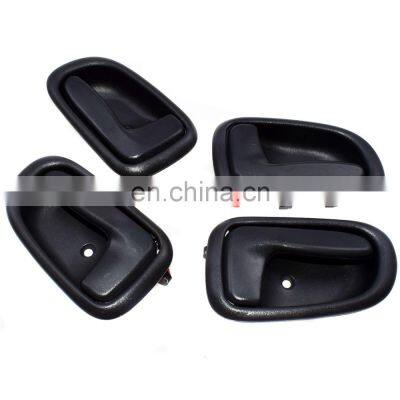 4 X REAR FRONT Inside Interior Door Handle For Geo Toyota Corolla Black