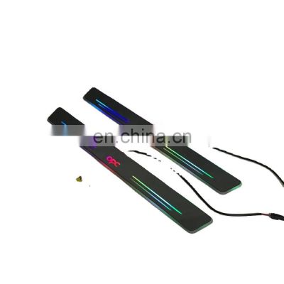 Led Door Sill Plate Strip step light door decoration step for opel astra j opc dynamic sequential style