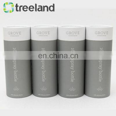 Rigid Round Box 3 Piece Telescopic Paper Tube T-shirt Packaging photo-2